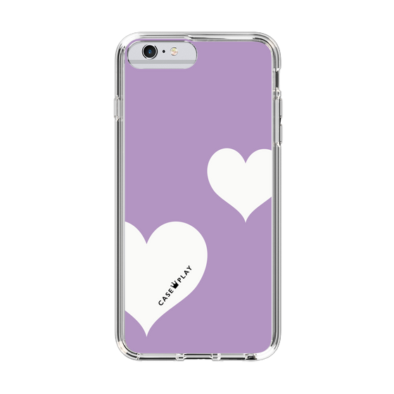 スリムプロテクションケース［ Two Hearts - Purple ］