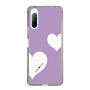 スリムプロテクションケース［ Two Hearts - Purple ］