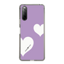 スリムプロテクションケース［ Two Hearts - Purple ］