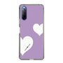 スリムプロテクションケース［ Two Hearts - Purple ］