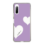 スリムプロテクションケース［ Two Hearts - Purple ］