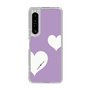 スリムプロテクションケース［ Two Hearts - Purple ］
