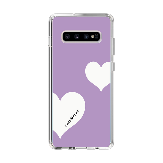 スリムプロテクションケース［ Two Hearts - Purple ］