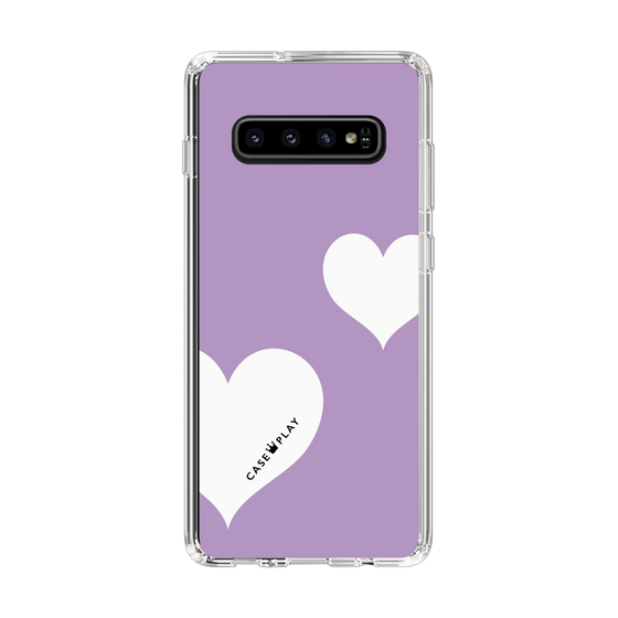 スリムプロテクションケース［ Two Hearts - Purple ］
