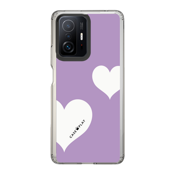 スリムプロテクションケース［ Two Hearts - Purple ］