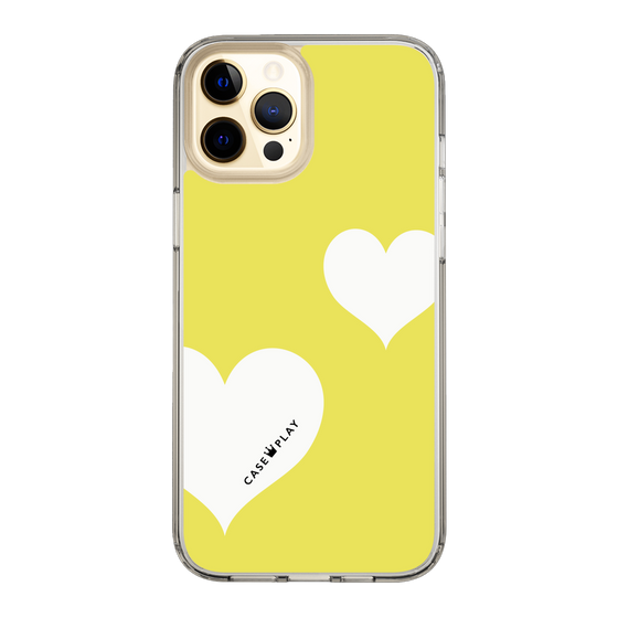 スリムプロテクションケース［ Two Hearts - Yellow ］