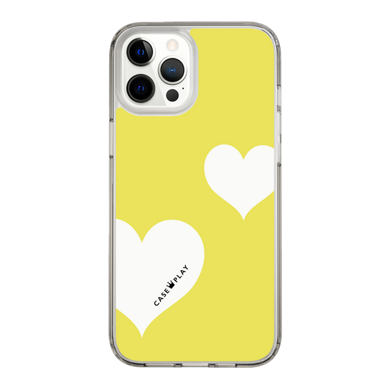 スリムプロテクションケース［ Two Hearts - Yellow ］