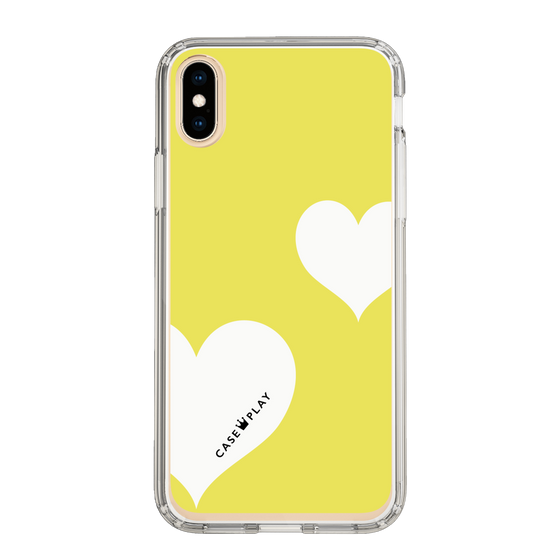 スリムプロテクションケース［ Two Hearts - Yellow ］