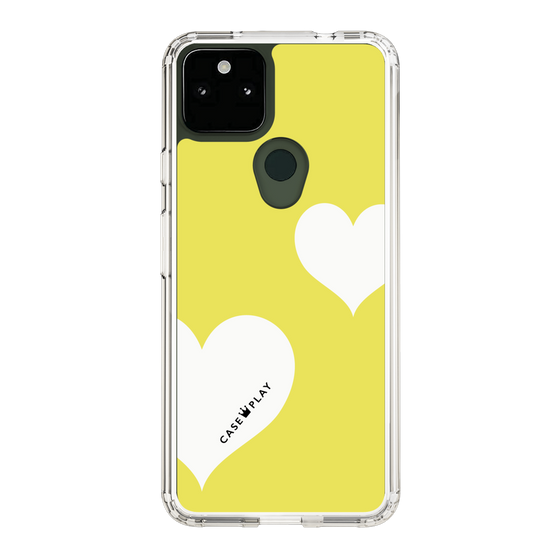 スリムプロテクションケース［ Two Hearts - Yellow ］