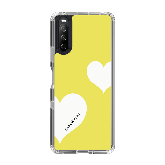 スリムプロテクションケース［ Two Hearts - Yellow ］