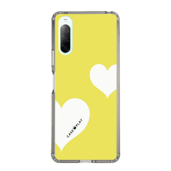 スリムプロテクションケース［ Two Hearts - Yellow ］