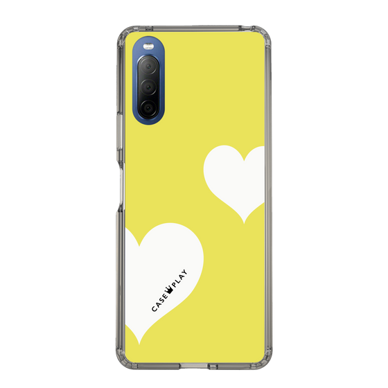 スリムプロテクションケース［ Two Hearts - Yellow ］