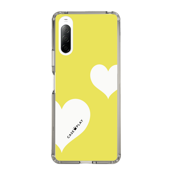 スリムプロテクションケース［ Two Hearts - Yellow ］