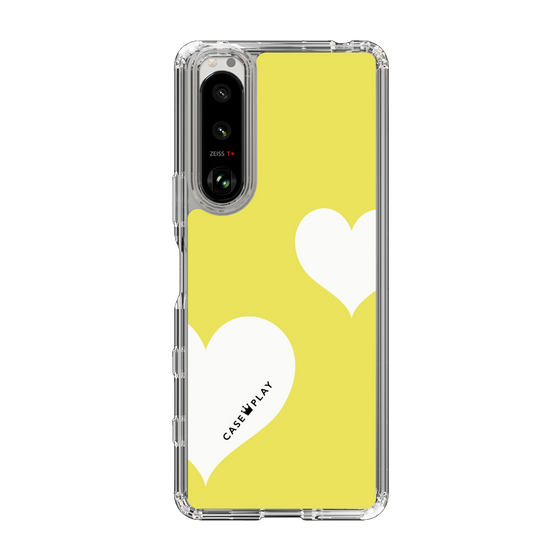 スリムプロテクションケース［ Two Hearts - Yellow ］
