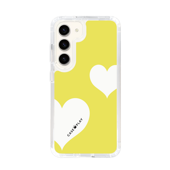 スリムプロテクションケース［ Two Hearts - Yellow ］