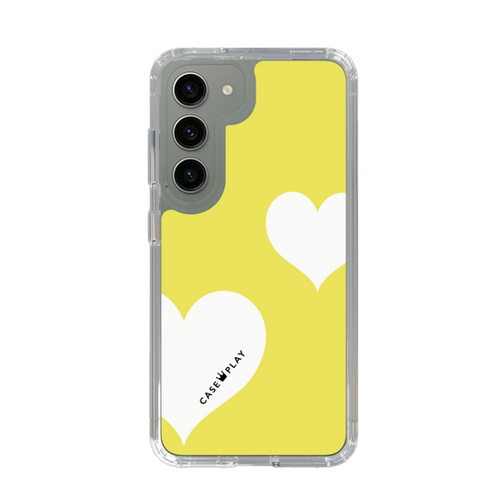 スリムプロテクションケース［ Two Hearts - Yellow ］
