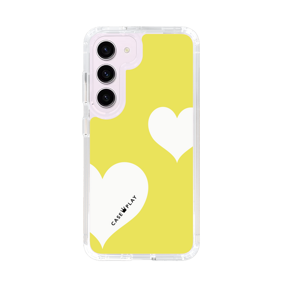 スリムプロテクションケース［ Two Hearts - Yellow ］