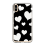 スリムプロテクションケース［ Dot Hearts - Black ］