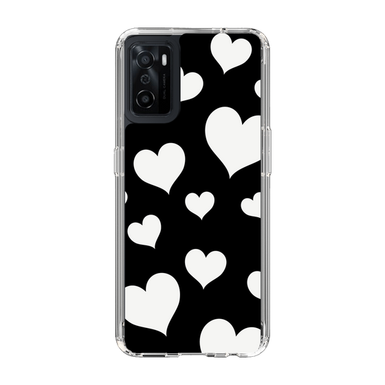 スリムプロテクションケース［ Dot Hearts - Black ］