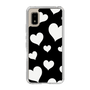 スリムプロテクションケース［ Dot Hearts - Black ］