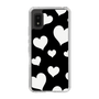 スリムプロテクションケース［ Dot Hearts - Black ］