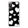 スリムプロテクションケース［ Dot Hearts - Black ］
