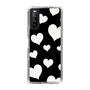 スリムプロテクションケース［ Dot Hearts - Black ］