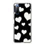 スリムプロテクションケース［ Dot Hearts - Black ］