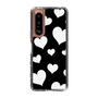 スリムプロテクションケース［ Dot Hearts - Black ］