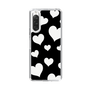 スリムプロテクションケース［ Dot Hearts - Black ］