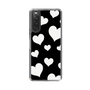 スリムプロテクションケース［ Dot Hearts - Black ］