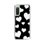 スリムプロテクションケース［ Dot Hearts - Black ］