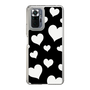 スリムプロテクションケース［ Dot Hearts - Black ］