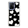スリムプロテクションケース［ Dot Hearts - Black ］