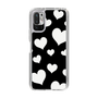 スリムプロテクションケース［ Dot Hearts - Black ］