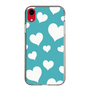 スリムプロテクションケース［ Dot Hearts - Blue ］