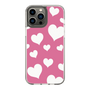スリムプロテクションケース［ Dot Hearts - Pink ］