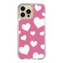 スリムプロテクションケース［ Dot Hearts - Pink ］