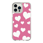 スリムプロテクションケース［ Dot Hearts - Pink ］