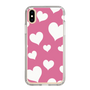 スリムプロテクションケース［ Dot Hearts - Pink ］