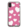 スリムプロテクションケース［ Dot Hearts - Pink ］