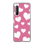 スリムプロテクションケース［ Dot Hearts - Pink ］