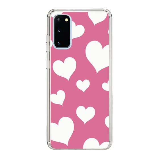 スリムプロテクションケース［ Dot Hearts - Pink ］