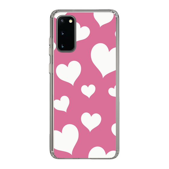 スリムプロテクションケース［ Dot Hearts - Pink ］