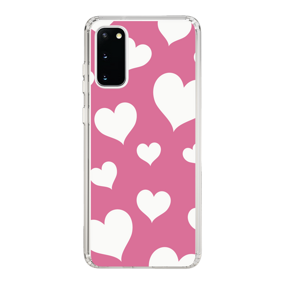 スリムプロテクションケース［ Dot Hearts - Pink ］