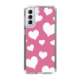 スリムプロテクションケース［ Dot Hearts - Pink ］