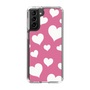 スリムプロテクションケース［ Dot Hearts - Pink ］