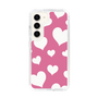 スリムプロテクションケース［ Dot Hearts - Pink ］