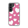 スリムプロテクションケース［ Dot Hearts - Pink ］