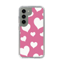 スリムプロテクションケース［ Dot Hearts - Pink ］